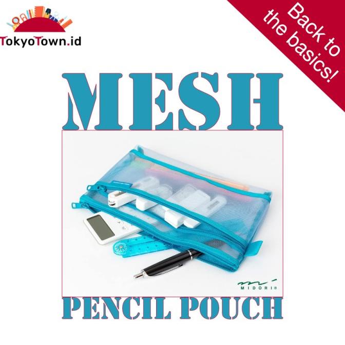 

TERMURAH Midori pencil pouch mesh # case/TEMPAT PENSIL AESTHETIC/TEMPAT PENSIL ANAK PEREMPUAN/TEMPAT PENSIL LUCU/TEMPAT PENSIL 3D/TEMPAT PENSIL TRANSPARAN/TEMPAT PENSIL LUCU/TEMPAT PENSIL KOREA/TEMPAT PENSIL KAIN/TEMPAT PENSIL KALKULATOR