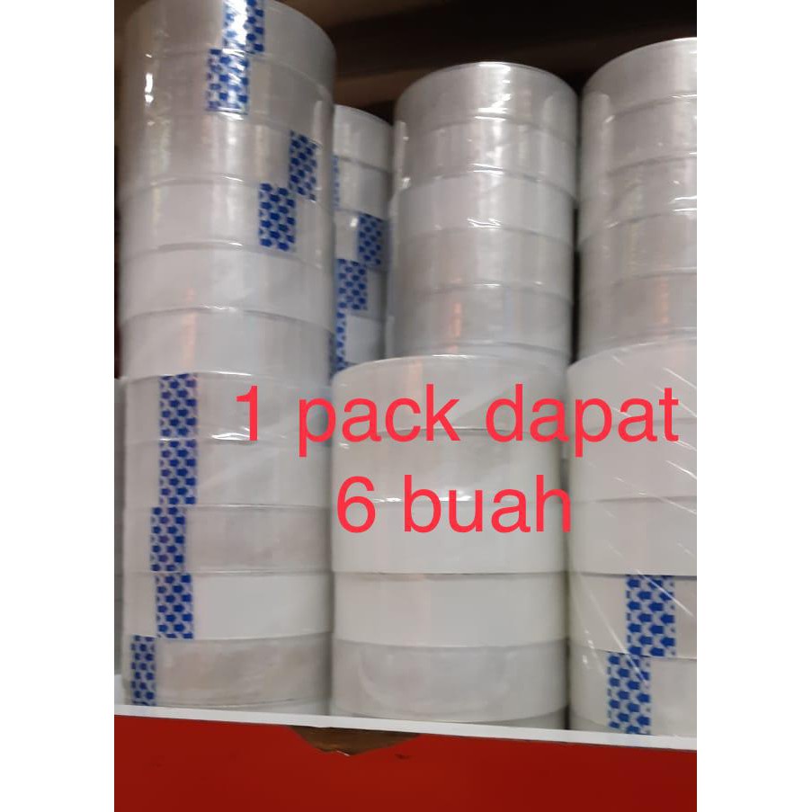 

30 YARD Selotip Goldtape Bening 1 Inch (isi 6)
