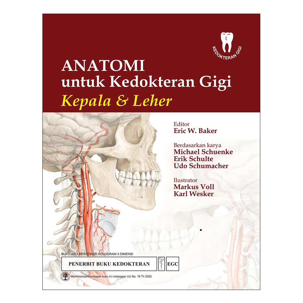 Original Buku Anatomi Untuk Kedokteran Gigi Kepala & Leher