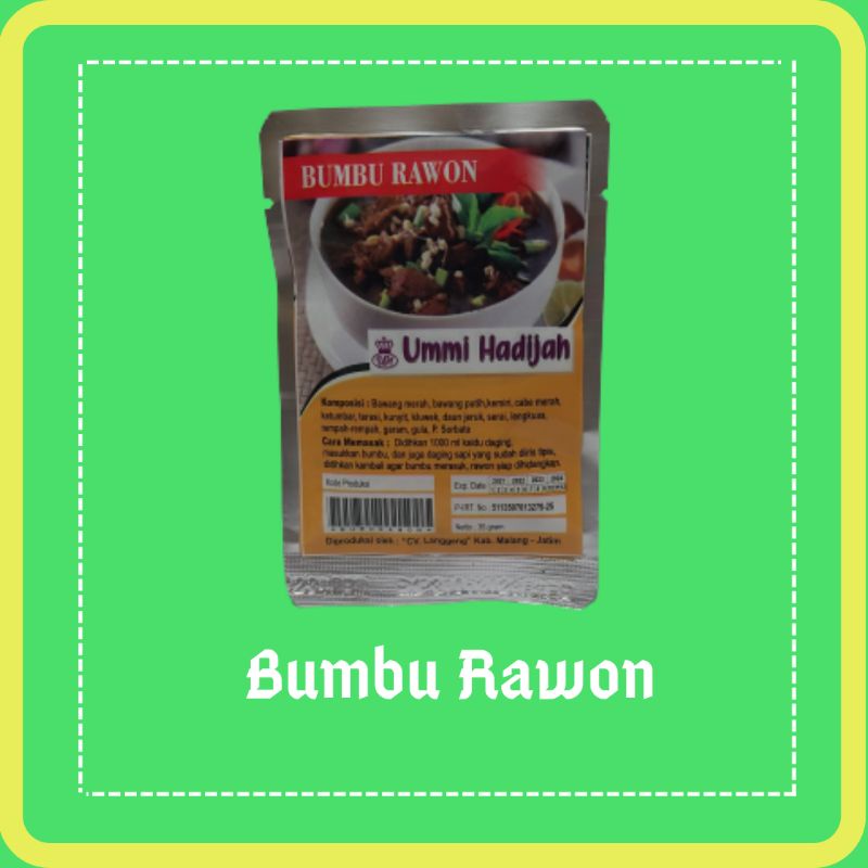 

BUMBURAWON,BUMBUINSTANT,BUMBUDAPUR,RAWONSURABAYA,RAWONSAPI