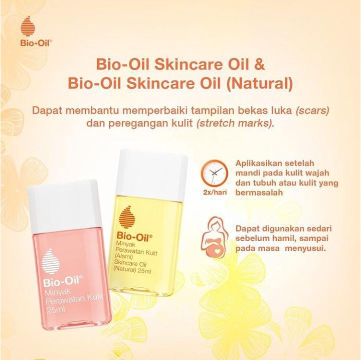 BIO OIL NATURAL ( MINYAK BAYI DAN IBU HAMIL) PENGHILANG BEKAS LUKA DAN STRECH MARKS