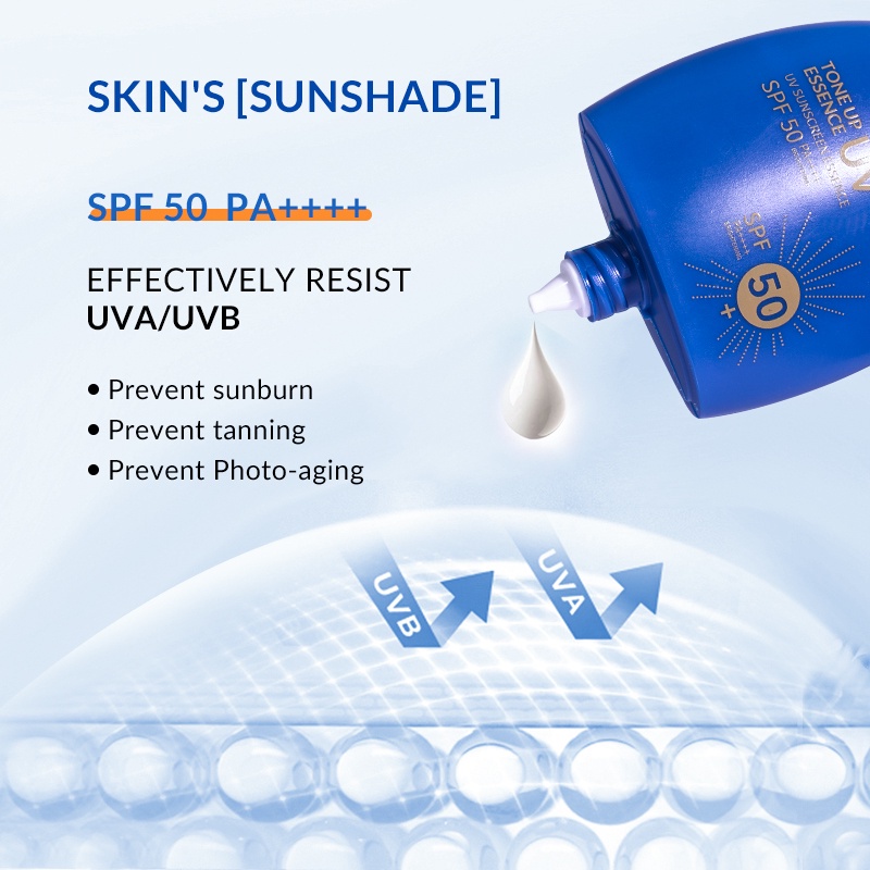 READY BPOM】BIOAQUA UV Sunscreen SPF 50 PA++++ 60g / 50GR Sunscreen Essence Tabir Surya Pelembab Dan Anti Penuaan Sunblock