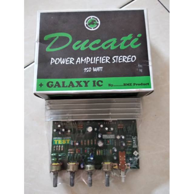 Kit amplifier 150W DC 12V  plus galaxy ic - DUKATI