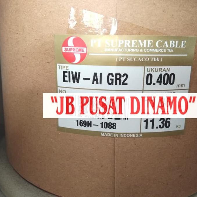 KAWAT TEMBAGA EMAIL 0,4 0.40 MM SUPREME EIW AI DINAMO