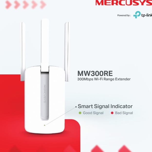 MERCUSYS MW300RE 300MBPS WI-FI RANGE EXTENDER MW 300 RE