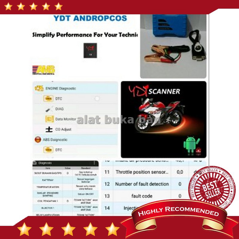 Yamaha Diagnostic Tool YDT Vers. Laptop dan Android