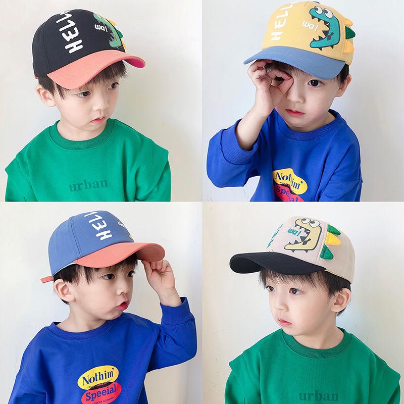 Topi Baseball Anak Laki-laki / Perempuan Gambar Dinosaurus Import HT16