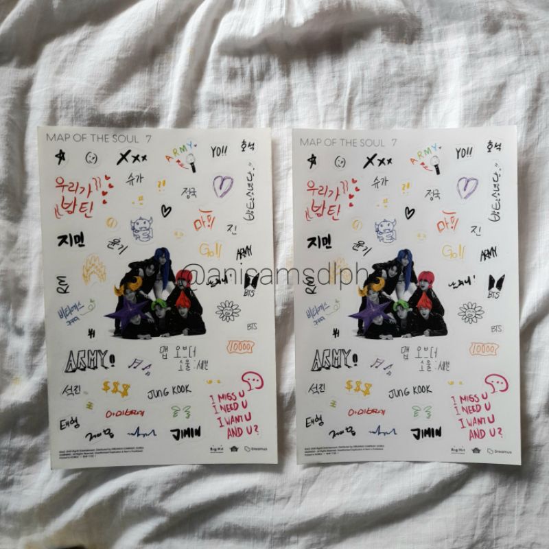 

MAP OF THE SOUL : 7 Sticker