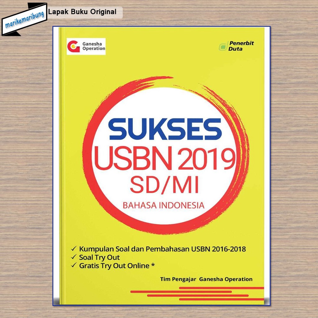Buku Kumpulan Soal USBN Bahasa Indonesia SD 2019