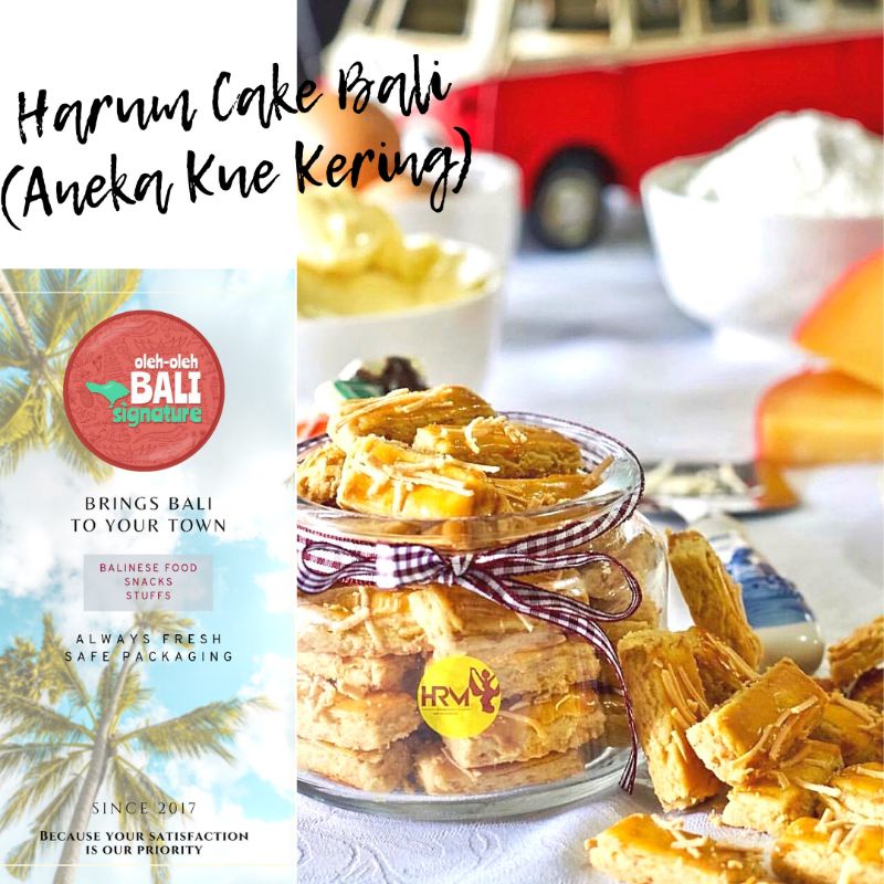 

Aneka Kue Kering Harum Cake Bali (Nastar/Kastangel/Lidah Kucing/Choco Chips)