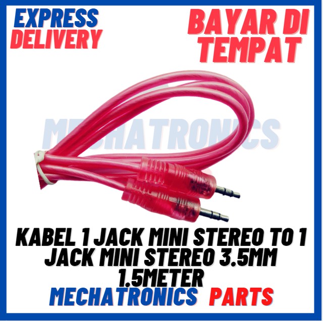 [DEV-9239] KABEL 1 JACK MINI STEREO TO 1 JACK MINI STEREO 3.5MM 1.5METER