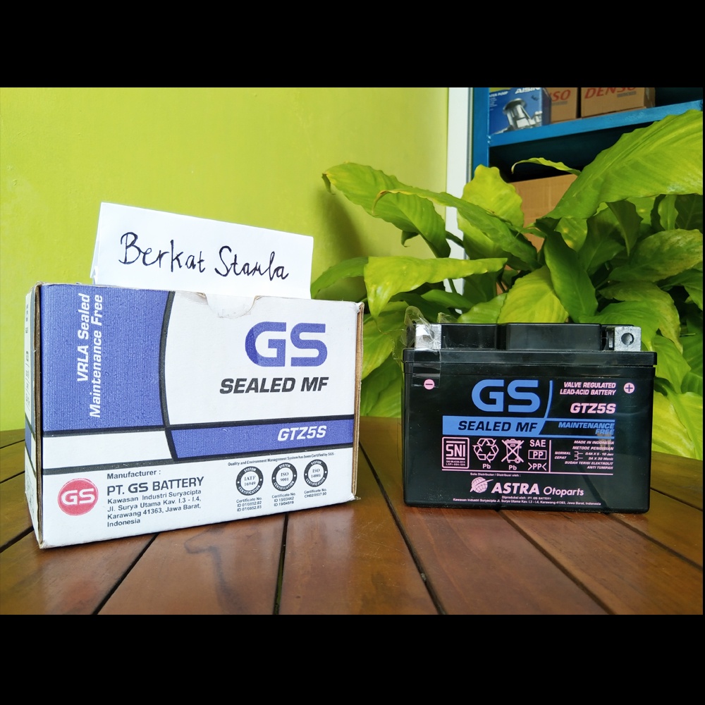 Aki Motor/ Aki GS Astra/ Aki GS Sealed MF GTZ5S 12V 3.5Ah