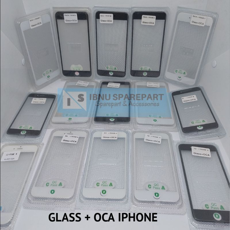 KACA LCD + LEM OCA + FRAME IP 6G 6S 6+ 6S+ 7G 7+ 8G 8+