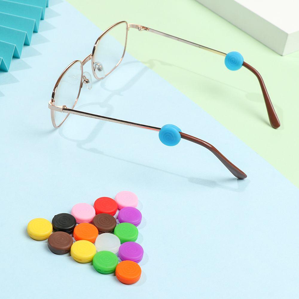 ❈ROWAN❈ 1 pair Fashion Anti-slip Holder Eye Glasses Eyeglass Accessories Ear Hook Anti Slip Silicone Eyeglasses Grip Grip Temple Tip Holder Eyewear Hook/Multicolor