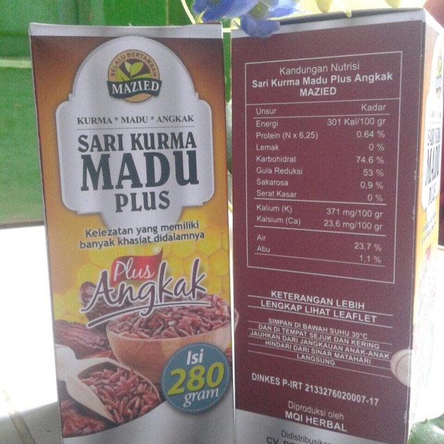 

Sari Kurma Madu Plus Angkak Murah