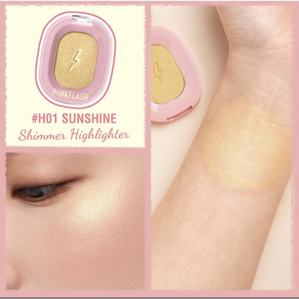 PINKFLASH OhMyShow Highlighter Contour Shimmer Soft Smooth - 4 Colors