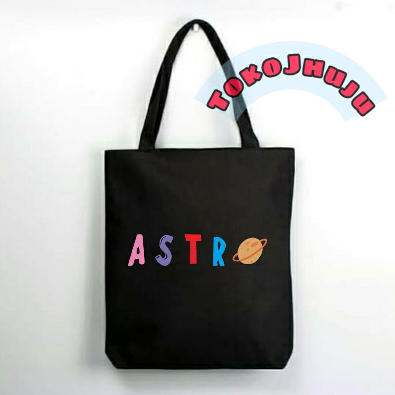 Totebag Zipper Astro Bright Vachirawit print DTF