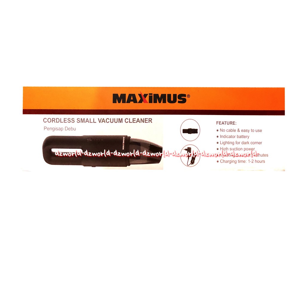 Maximus Cordless  Small Vacuum Cleaner Alat Penghisap Debu Tanpa Kabel