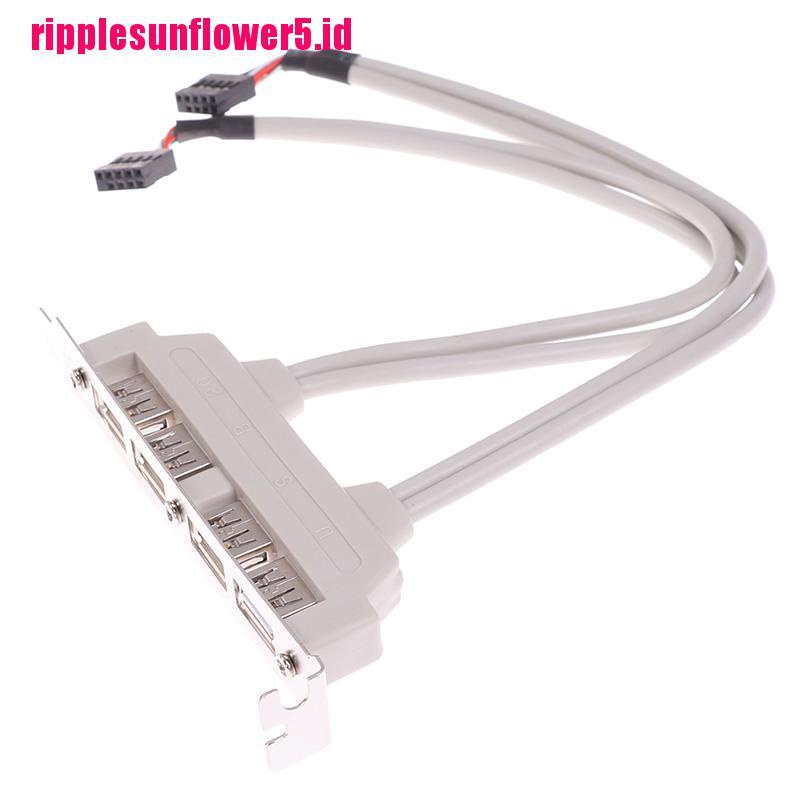 Kabel Extension 4 Port USB 2.0 to 9Pin Untuk PC