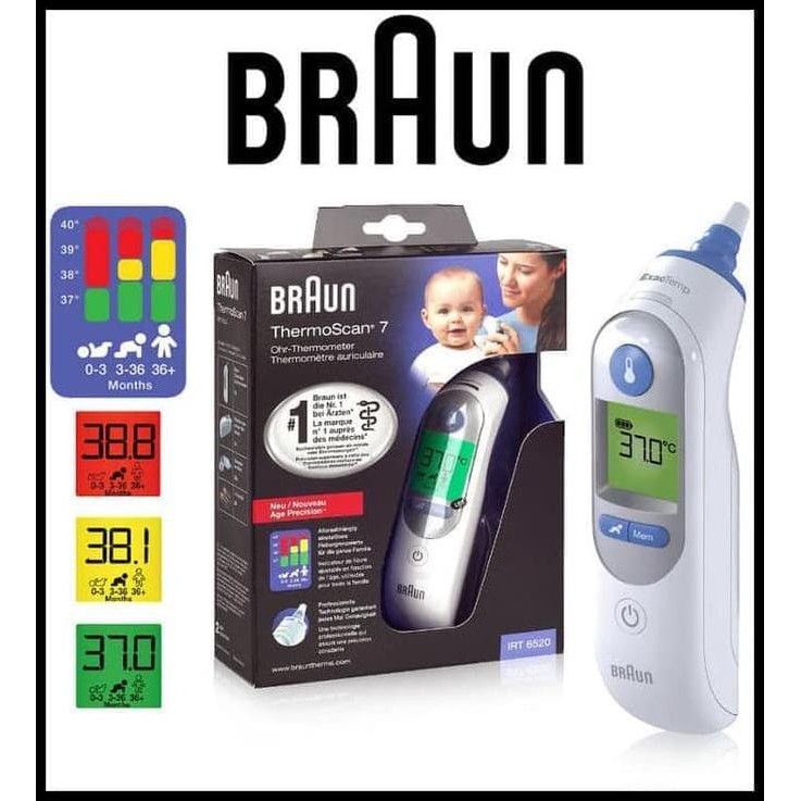 Rpb Obral Braun Thermoscan Ear Thermometer Irt 6520 Bergaransi