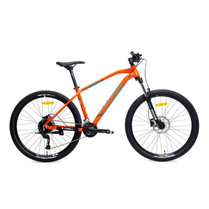 BIG PROMO Sepeda Gunung Mtb 27,5 27.5 Thrill Vanquish 2 2.0 18 Speed - Orange Blue 17