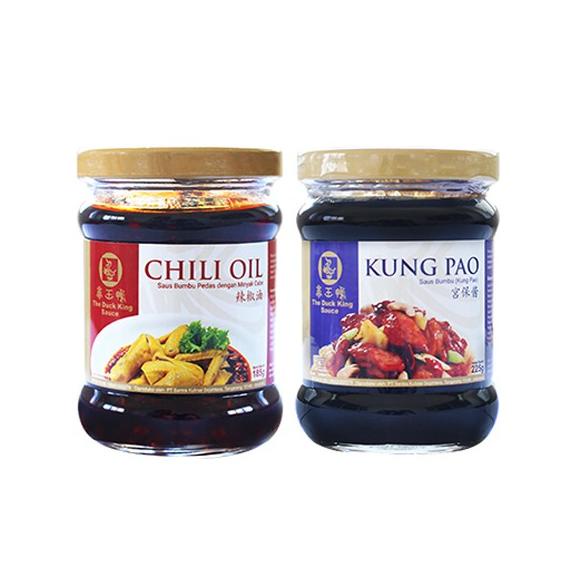 

The Duck King Sauce Paket Dua - Chili Oil + Kung Pao
