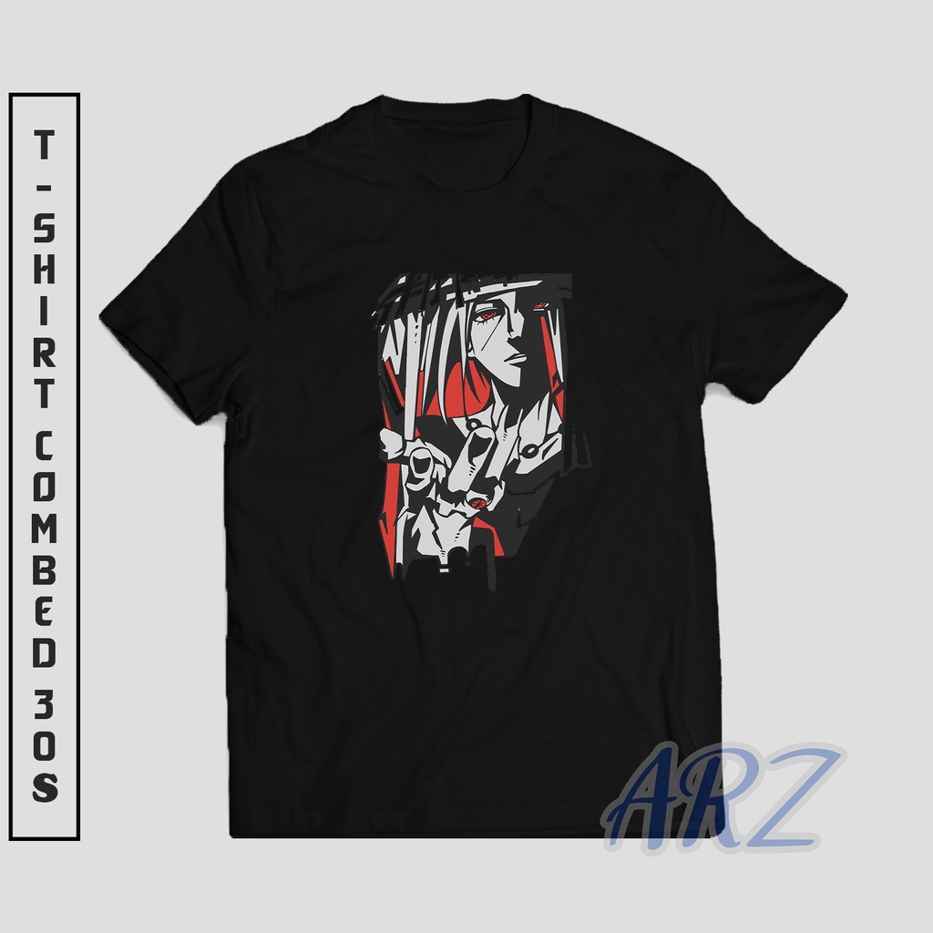 T-SHIRT KAOS DISTRO UCHIHA ITACHI