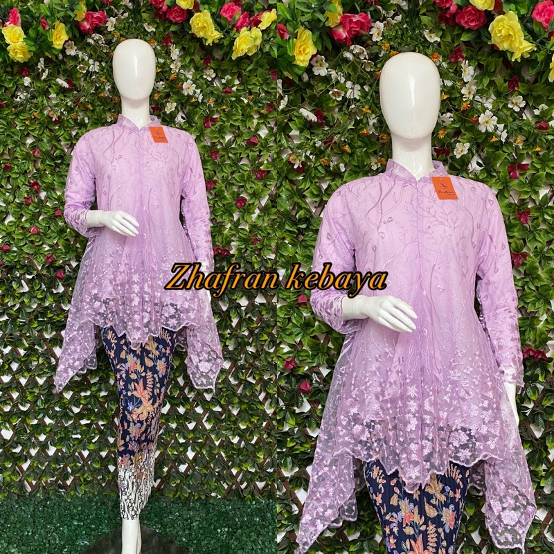 Kebaya Modern Tunik Kebaya Busui Bahan Tulle Favorite/Sanghai-3