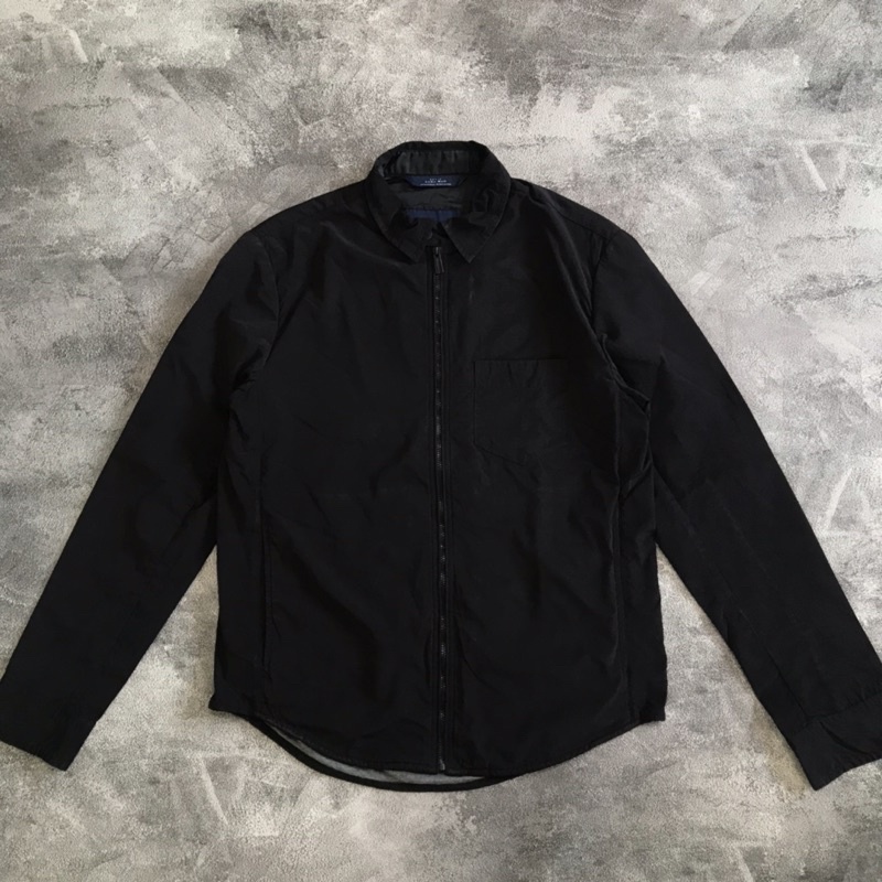 Zara work casual jacket black hitam / jaket pria wanita basic casual fashion