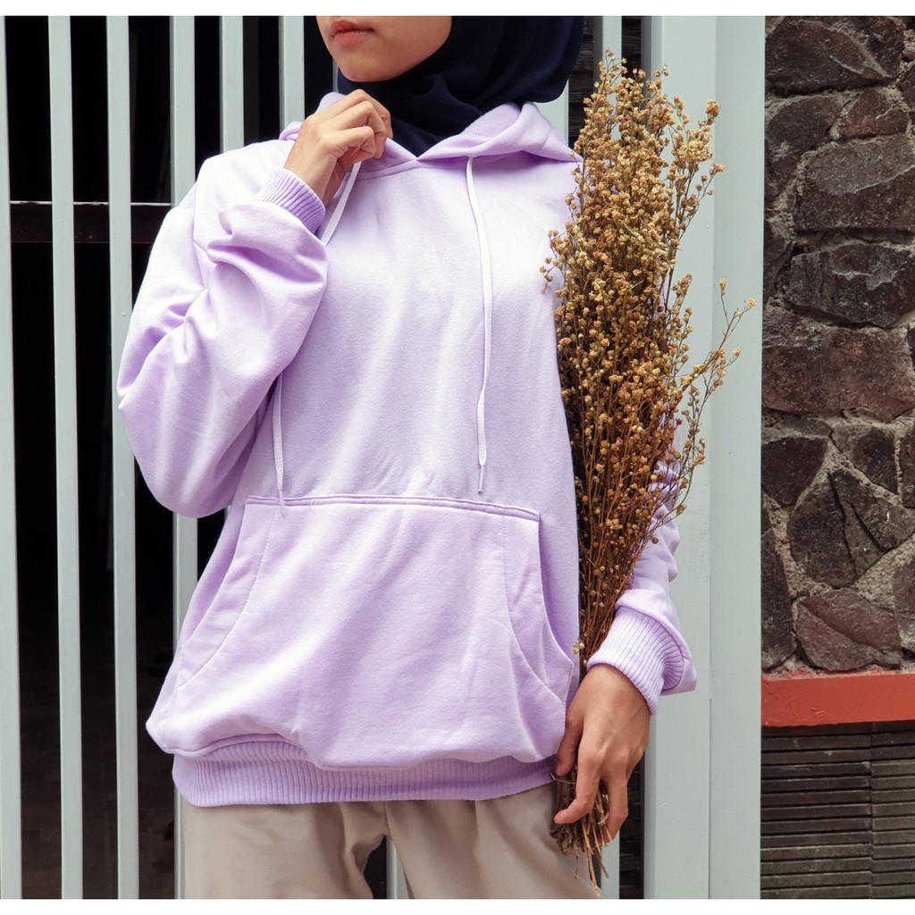 HOODIE BASIC UNISEX - ATASAN TEBAL KEKINIAN PREMIUM