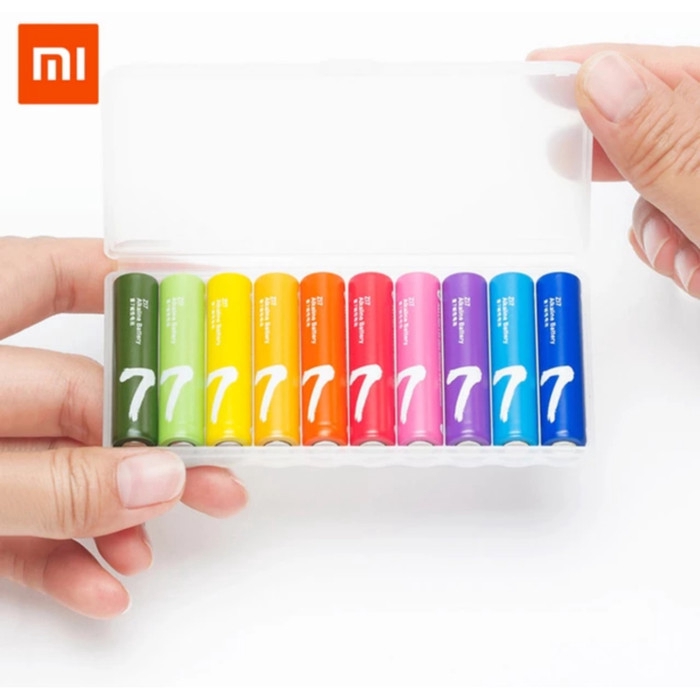 MIJIA RAINBOW 10pcs BATTERY AAA Zi7 - AA Zi5 - Alkaline Baterai