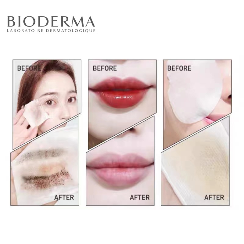 【Versi baru】Bioderma Sensibio/Sebium Crealine H2O micellar water 500ml  Pers with Pump Penghapus makeup Made in France Original  Pembersih Make Upekstrusi