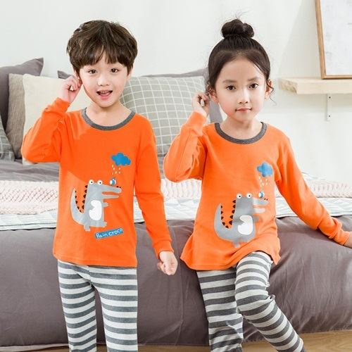 MV_Marvelouz MV70PJ071 Baju Tidur Set Anak Motif Karakter Unisex Terbaru 1kg bisa 4 pcs supplier baju import PJ071