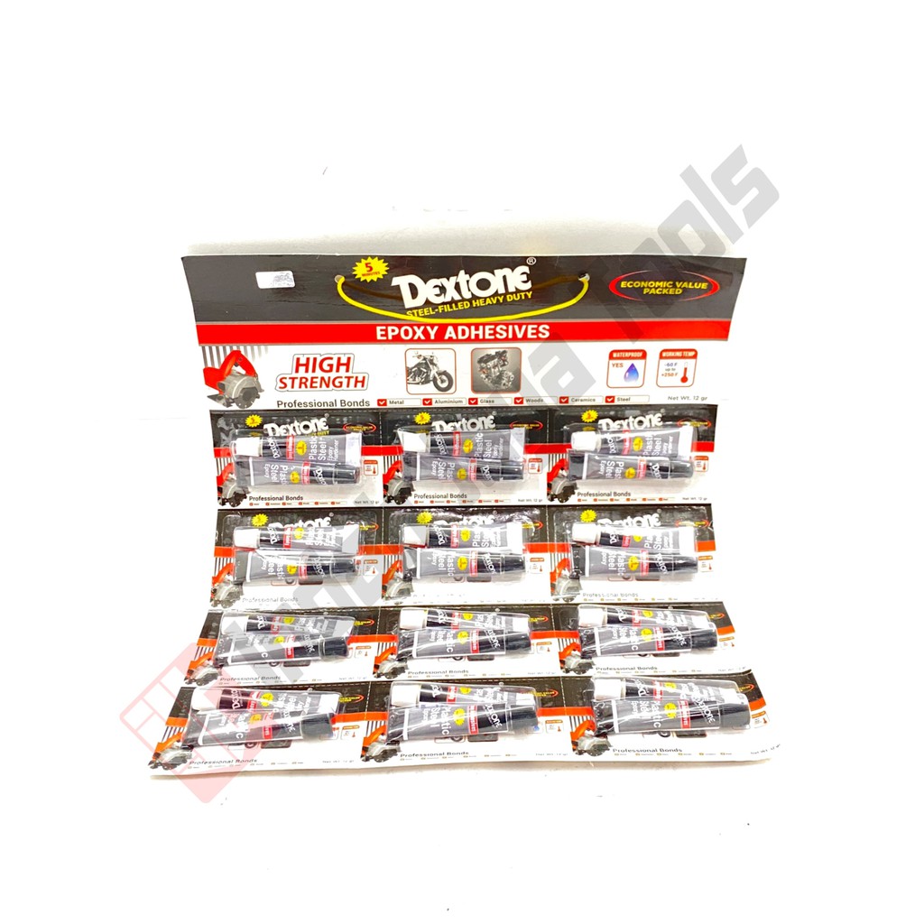 DEXTONE KECIL 12 GR Epoxy Adhesives 5 MENIT  Plastic Steel Lem Besi