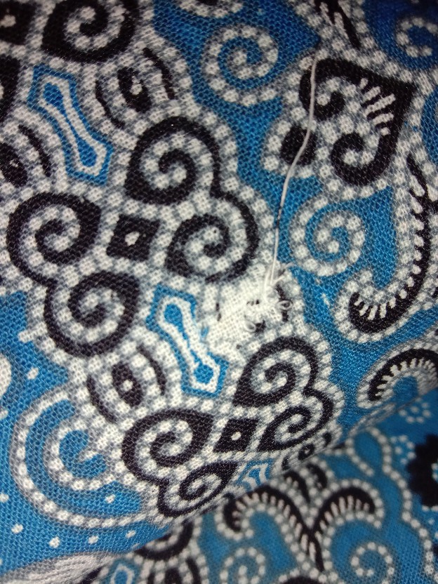 Trolistore Batik Pria Motif Kembang Terompet Trompet Kemeja Batik Pria Atasan Kasual Lengan Pendek