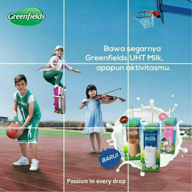 Susu UHT Greenfields 125ml Susu Anak Susu Vitamin Kalsium Nature