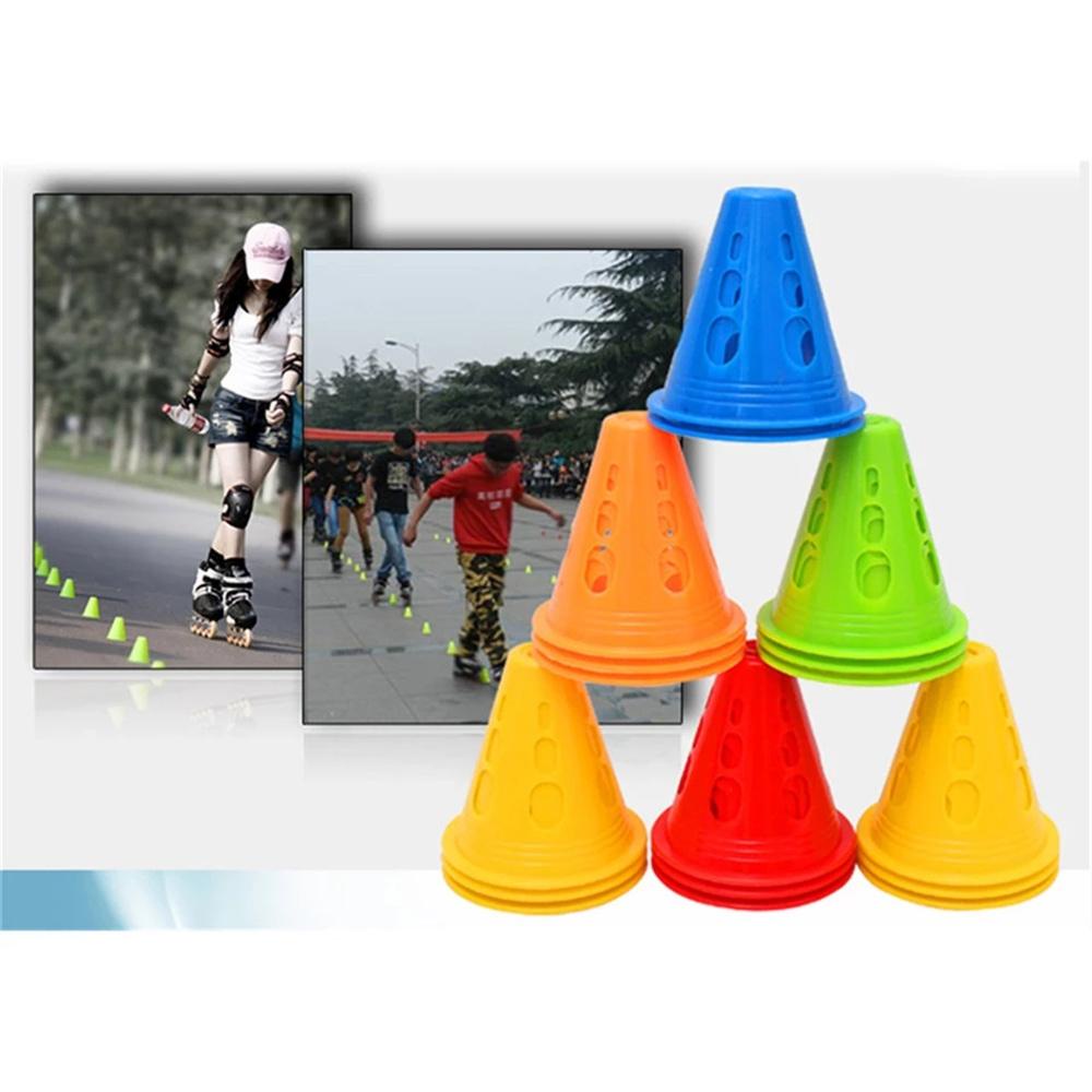 Gelas Tumpuk QUINTON Warna Warni Awet Tahan Angin Roller Skating Skate Training Sarking Kerucut