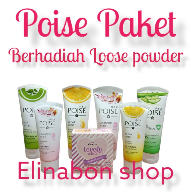 Poise Paket Berhadiah Loose powder