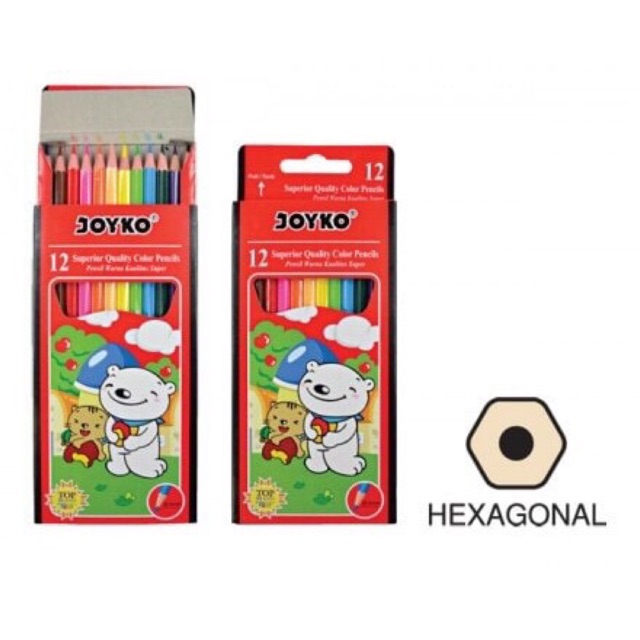 

Pensil Warna Joyko 12 Warna Panjang