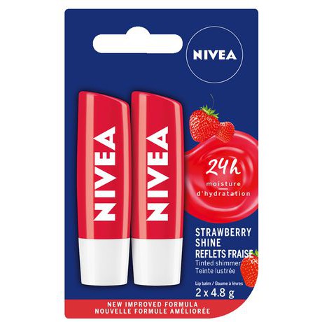 NIVEA Lip Care Fruity Shine Beauty Stick Strawberry 4.8gr