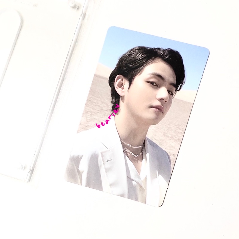 official bts photocard pre order benefit proof standard taehyung pob bene std standart v tae album p