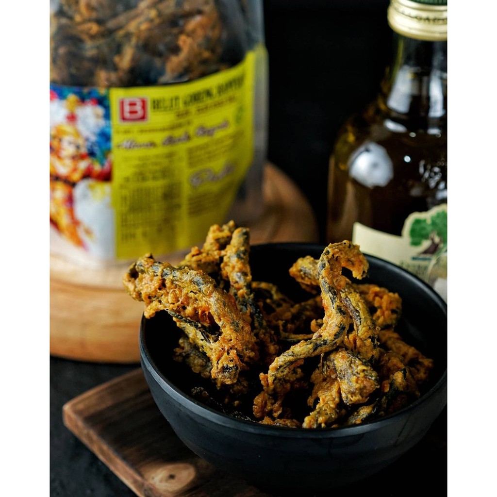 

BELUT GORENG BANYUASRI 83gr / KERIPIK BELUT ASLI BALI ENAK MANTAP RENYAH OLEH OLEH ASLI KHAS BALI
