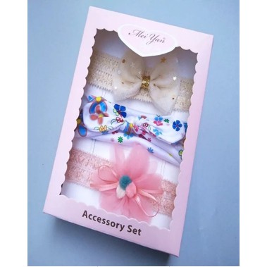 [1KG 15PCS] ❤ LBS  ❤ Set Bandana Bayi Dengan Model Ikatan Pita Bervariasi Box-B.16