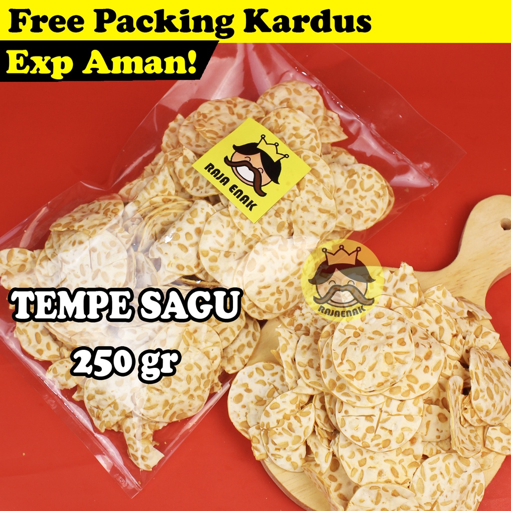 

KERIPIK TEMPE SAGU 250 gr | SNACK KILOAN MAKANAN RINGAN KRIPIK ASIN GURIH