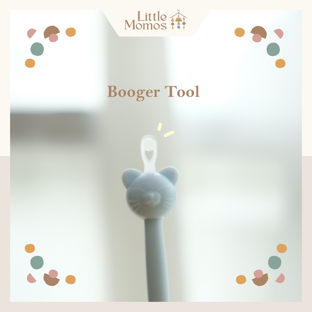 Little Momos Booger Tool | Pembersih Hidung &amp; Telinga Bayi Mirip Oogiebear