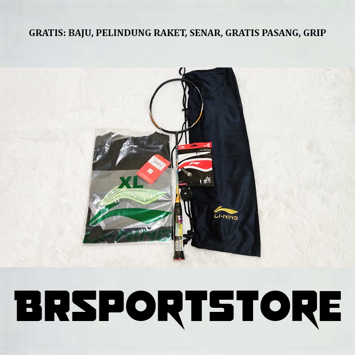 Paket Lengkap Raket Li-Ning JoJo 8000 Signature Series + Gratis Pasang