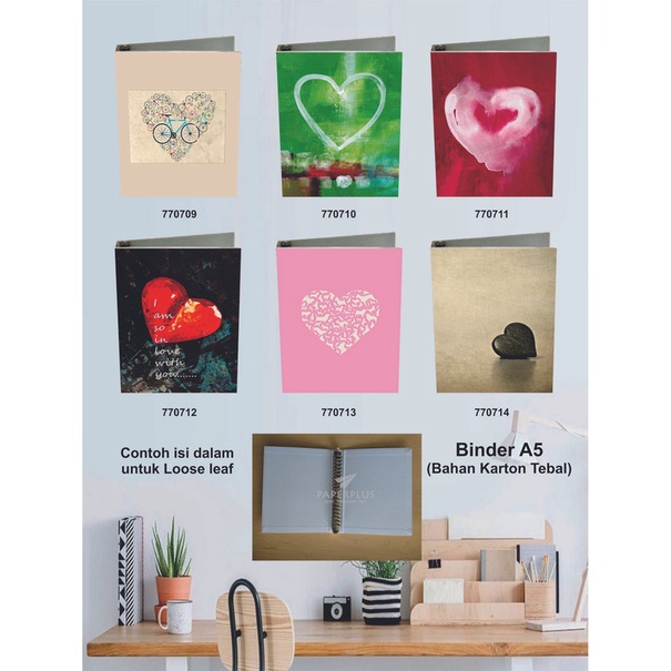 

Binder A5 / Binder Note A5 / Love / Set 2973