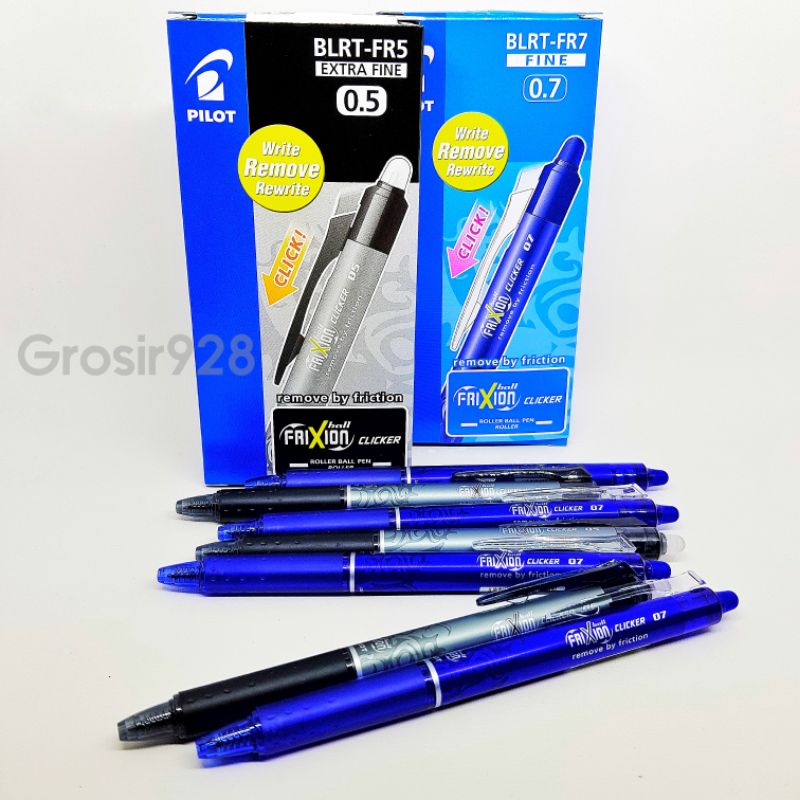 

Pulpen Pilot Frixion Pen Gel Hitam Biru Bisa Dihapus (PER BUAH)
