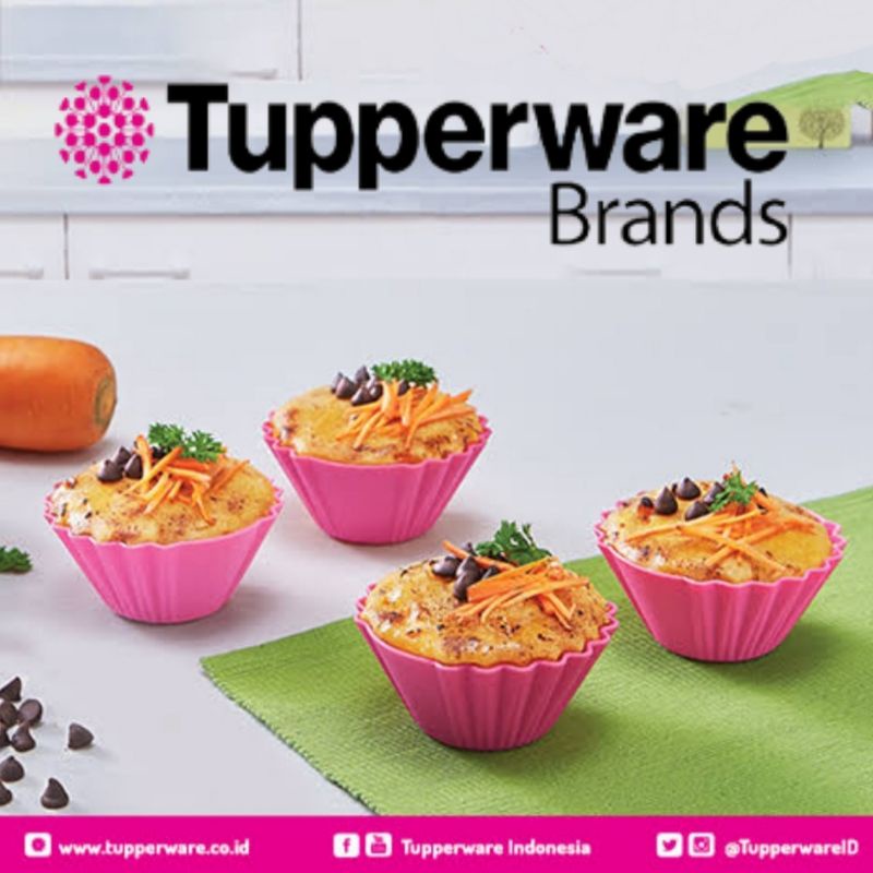 Silicon Cup Tupperware Cetakan Kue