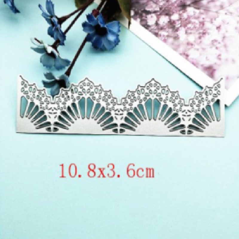 Cutting Dies Bahan Metal Desain Renda Untuk Scrapbook DIY